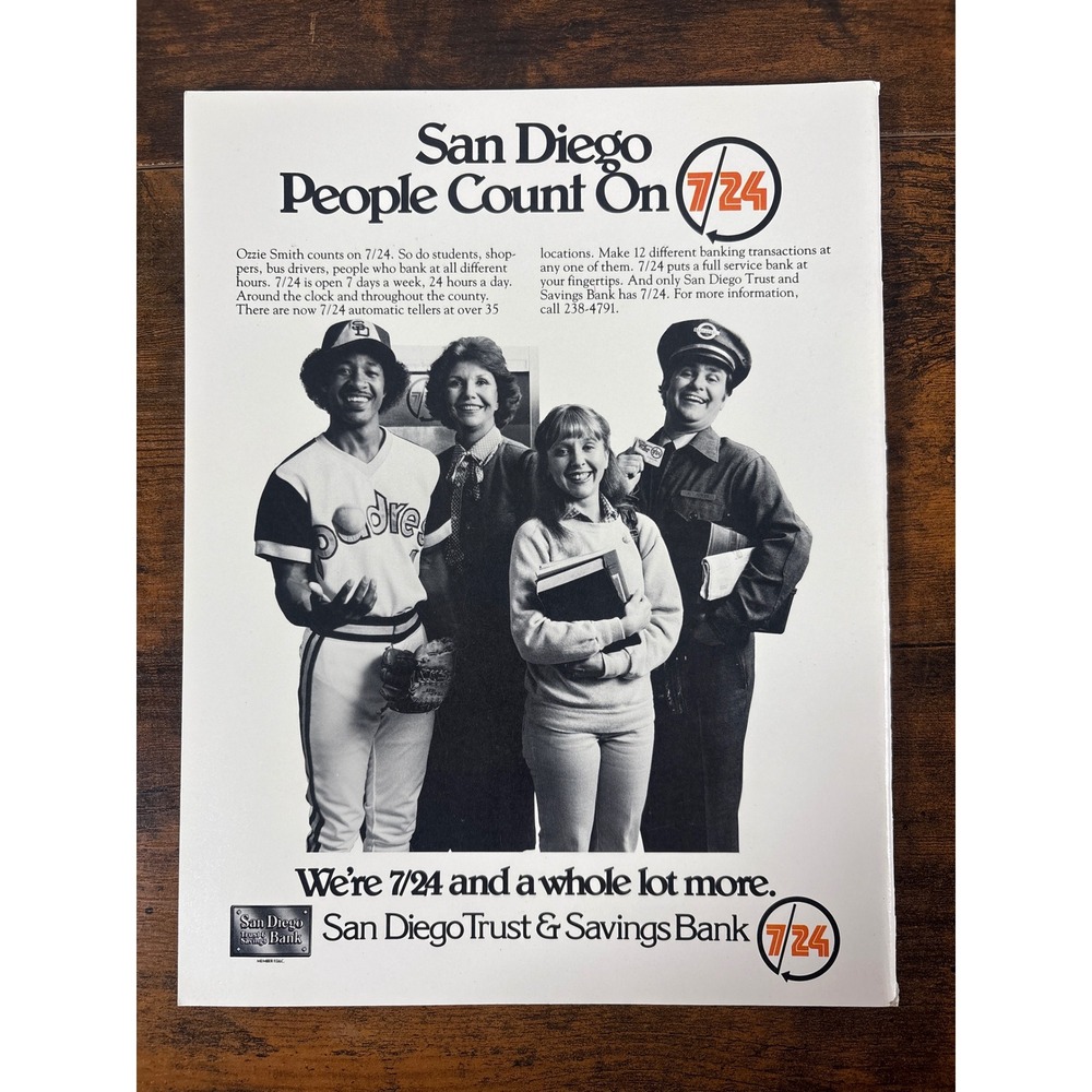 Vintage 1980 San Diego Padres Official Yearbook Ozzie Smith MLB Baseball Program - Picture 2 of 2